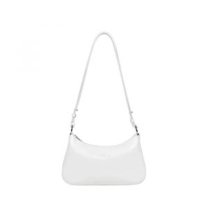Lancaster Sac baguette en cuir ref 54232 blanc 27*15*6 cm TU Blanc