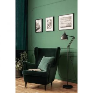 Gris B&eacute;ton-Peinture murale naturelle &eacute;cologique aspect mat int&eacute;rieur Natura - 2,5L