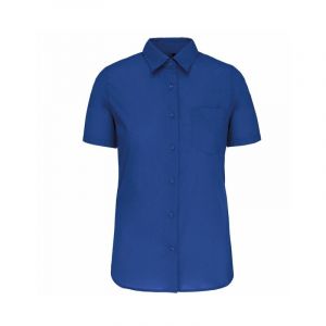 Kariban Chemise manches courtes femme Bleu Royal XS