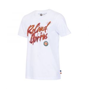 Roland Garros T-shirt Enfants - Blanc
