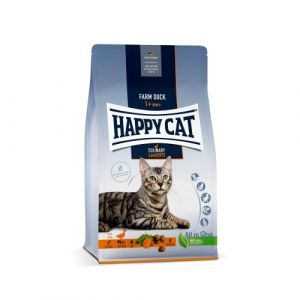 Happy cat 70566 Culinary Adult Land Canard Croquettes pour Chats Adultes et Gueules de Bois 1,3 kg