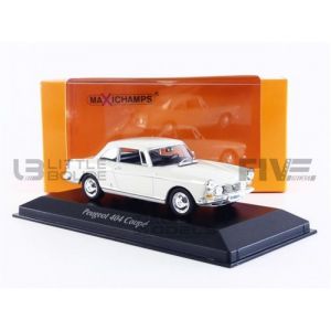 Voiture Miniature de Collection MAXICHAMPS 1 43 PEUGEOT 404 Coupe 1962 White 940112920