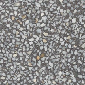 Farnese Amalfi Grafito 30 X 30 Cm - Carrelage Aspect Terrazzo Gris Antracite