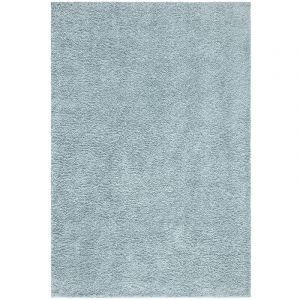 Softy - Tapis à Poils Longs doux Tapis de Salon, Chambre, Couloir (Bleu Azur - 200x200cm)