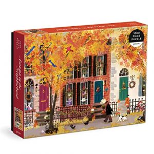 Galison Puzzle 1000 pièces : Automne dans le quartier