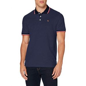 Image de Jack & Jones JPRBLUWIN Polo SS STS, Blazer Bleu Marine, M Homme