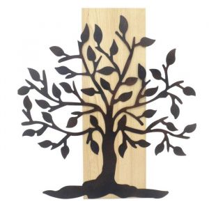 Signes Grimalt Ornement mural d'arbre en m&eacute;tal pour jardin et d&eacute;coration int&eacute;rieure, style moderne, 60 cm, id&eacute;al pour cadeaux et d&eacute;coration