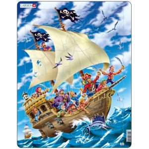 Larsen Puzzle Cadre - Bâteau de Pirate