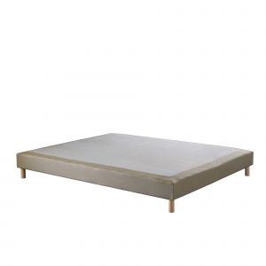 2 Sommiers tapissier Aube jaune - 160x200 cm
