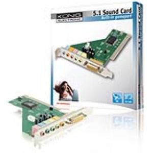 König CMP-SOUNDCAR21 - Carte son PCI 5.1