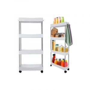 Desserte Etag&egrave;re cuisine/salle de bain sur roulettes