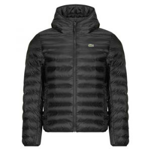 Lacoste Veste à capuche Puffer Petit Logo noir pur - L