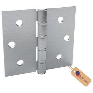 Charni&egrave;re &agrave; roulement inox 75 x 75 mm &ndash; paumelle pliante pour meubles/portes-paumelle pliante robuste en acier charni&egrave;re de porte lourde pour meubles