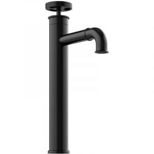 Robinet mitigeur mécanique surélevé - H30,3 cm - Noir mat - KODVA