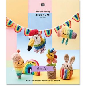 Rico Design Livre crochet Ricorumi - Rainbow - 7 mod&egrave;les - 16 pages