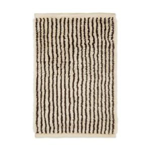 Ferm Living Tapis - Tapis KAMI KNOTTED 80x120 Blanc cassé / Café