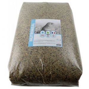 Graines canari, nutrimeal 12kg pour oiseaux animallparadise AP 139094