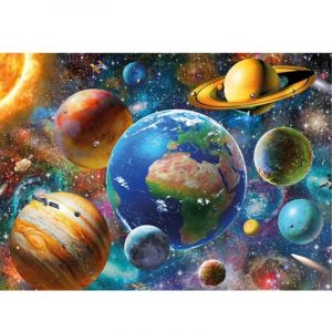 Dino Puzzle 1000 pièces Néon : Planètes