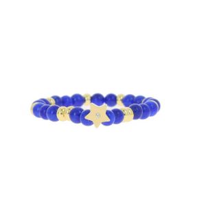 Image de Bracelet Les Interchangeables A58787 - Perle Forme Etoile Bleu Femme