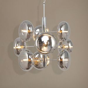 Näve ORION Plafonnier suspendu multi-bras chromé 9xG9