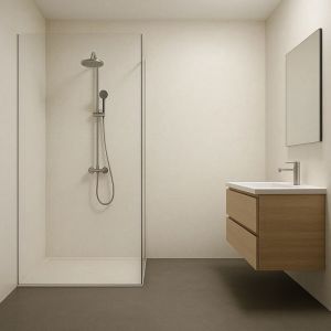 Set de 4 panneaux muraux d&eacute;coratifs Bladel 120 x 60 cm blanc falaise [neu.haus]