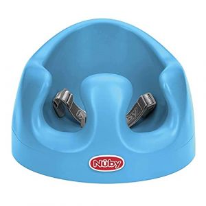 Nûby My Baby Seat Siège de Sol en Mousse Bleu pour Bébés de 3 à 12 Mois