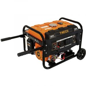 Générateur à essence portable monophasé 3300W 7CV 12L 4 temps 210cc Sortie 230V AC 12V DC