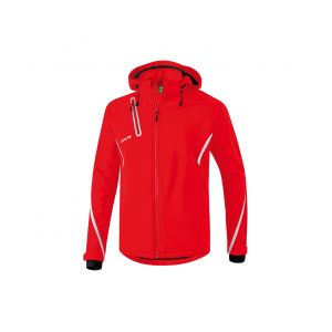Erima Basic Fonction Veste Softshell Enfant, Rouge/Blanc, 152