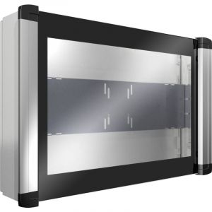 Rittal Ax 6321.050 Coffret dinstallation 155 x 650 x 450 Tôle dacier, aluminium, Verre de sécurité, plastique gris clai