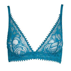 HUIT soutien-gorge triangle en dentelle Bijoux Bleu turquoise - Taille M