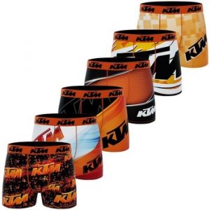 KTM Bike Industries Boxers Pack surprise de 6 boxers homme - Couleur EU XXL,EU M,EU L,EU XL - Taille Noir
