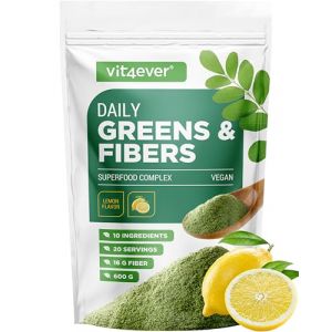 Vit4ever Daily Greens & Fibers - Zitrone