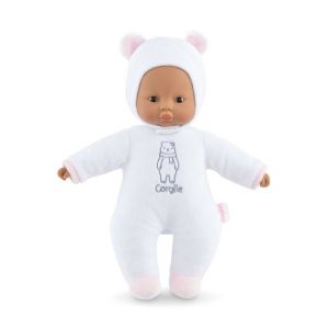 Image de Corolle Mon premier doudou : Pti' Coeur Ours Blanc Multicolore