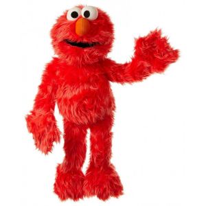 Peluche marionnette Elmo de 1 rue Sésame - 65 cm - Living Puppets