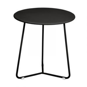 Fermob Table d'appoint Cocotte / Tabouret - Ø 34 x H 36 cm réglisse en métal