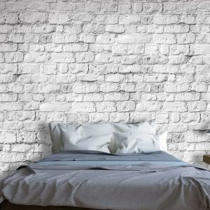 Artgeist Papier peint White brick 150x105