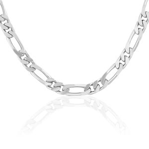 Cleor Chaîne En Argent 925/1000 Blanc