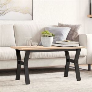 VidaXL Pieds De Table Basse Cadre En Y 80x40x43 Cm Fonte