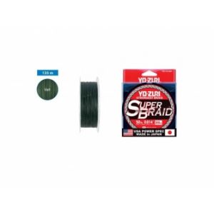 Yo-zuri Tresse Superbraid 4x vert 135m taille USA 1.5