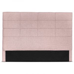 Tête de lit en tissu rose WILLY 140 cm