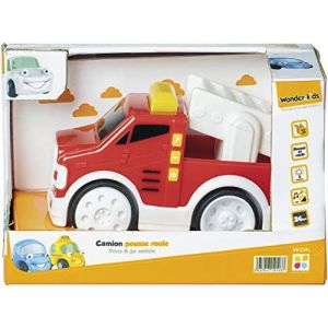 Wonder Kids Jeux de voiture Camion Pouss-Roule avec son et lumiére As4