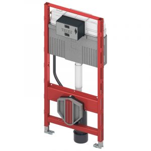 TECE profil NOUVEAU Module de bâti-support pour WC mural, H : 112 cm, avec réservoir de chasse TECE, déclenchement par l’avant, 9300300,