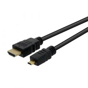 Cordon Micro HDMI High Speed vers HDMI m&acirc;le/m&acirc;le 1 m&egrave;tre - FUJIONKYO - 424540