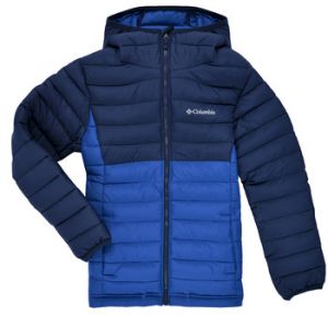 Columbia Doudounes enfants Powder Lite II Hooded Jacket Bleu - Taille 8 ans,10 ans,12 ans,14 ans,6 ans,4 ans