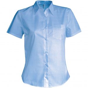 Kariban Chemise femme manches courtes Popeline