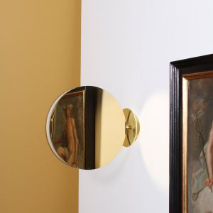 Applique mural dimmable en poli miroir 20x3cm Myra - Baccaris