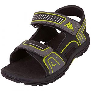 Kappa Paxos K, Mocassin garçon, 1133 Black/Lime, 28 EU