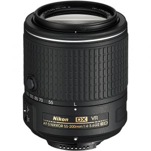 Nikon AF-S DX Nikkor Objectif pour Reflex numérique 55-200 mm VR Noir