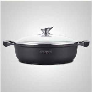 Royalty Line Sauteuse effet pierre 30 cm avec couvercle