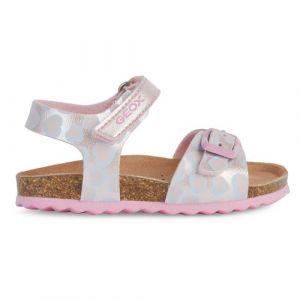 Geox Garçon Fille B Sandal Chalki Girl, Rose, 25 EU